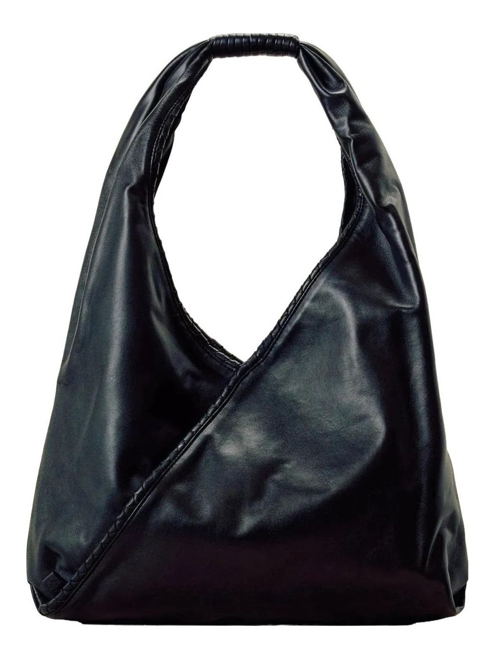 Cleobella Bryant Hobo Black Leather Shoulder Bag - Minimalist Everyday Large